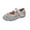 Silver, variant on Girls Glitter Mary Jane Shoes Sparkle Princess Flats Toddler Kids T-Strap Dress Shoes for Wedding Party Pageant