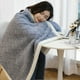 thumbnail image 2 of Bearachild Acogedores chales y abrigos de poncho de lana para el invierno, manta cálida para la siesta en la oficina, mantas cálidas para el Decoración del hogar do, 2 of 6