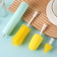 thumbnail image 2 of Electric Bottle Brush Cleaner 3 In 1 Rechargeable Brush Head Set Silic, 2 of 9