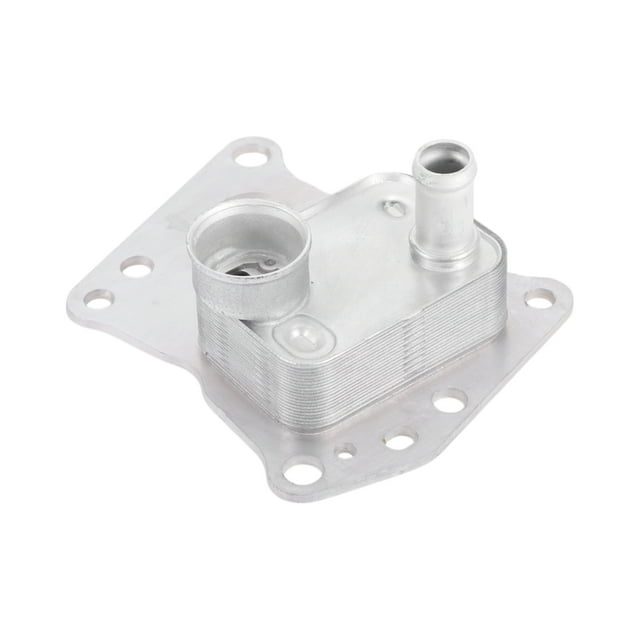 Enfriador de Aceite del Motor Unique Bargains para Mercedes-Benz W204 Series C250 2012-2014 Enfriador de Aceite de Transmisión No.2711880301 Aleación de Aluminio Tono Plateado 1 Pcs