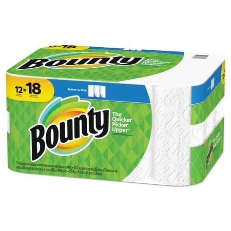 Bounty Select-A-Size Kitchen Rolls Paper Towels 2-Ply 83 Sheets/Roll 102435