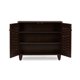 thumbnail image 2 of Baxton Studio Winda Gabinete de almacenamiento de zapatos de entrada de madera marrón oscuro moderno y contemporáneo de 2 puertas Baxton Studio SC864572 B-Wenge, 2 of 2