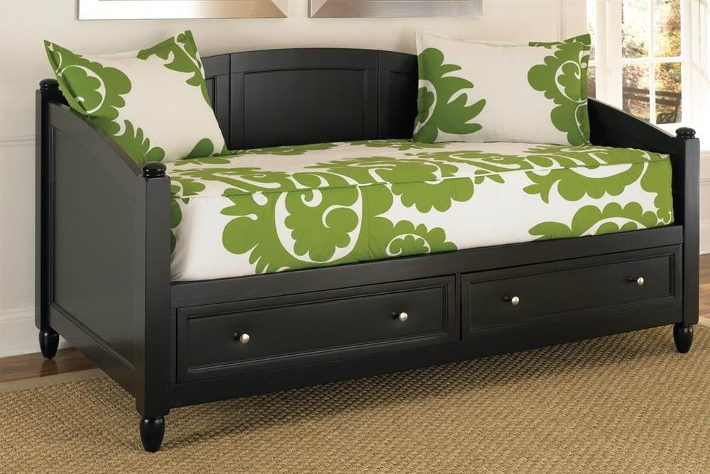 2Drawer Daybed in Black Finish