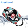 thumbnail image 6 of Goofa Watermelon Printed Toiletry Bag with Handle,Large Capacity Travel Makeup Cosmetic Bag for Women, Carry on Airport Airline Compliant Bag, 6 of 9