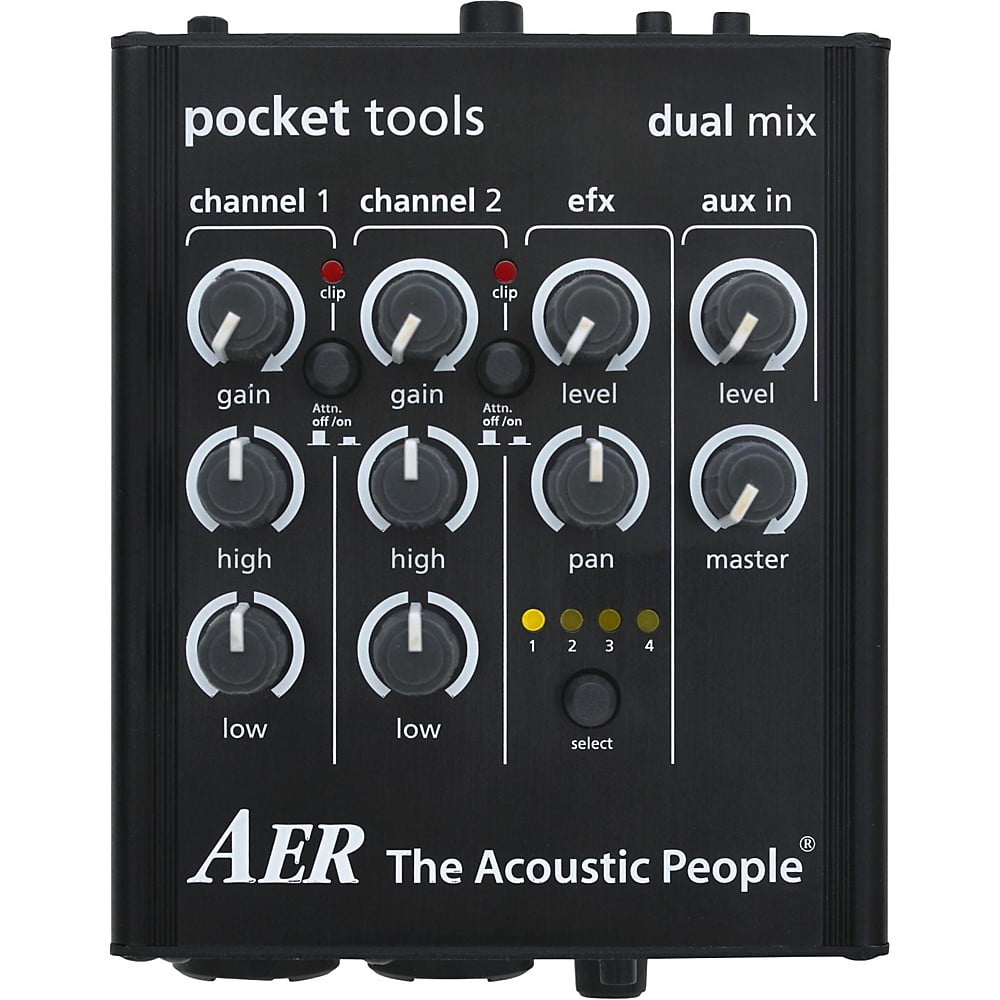 AER DualMix 2 Acoustic Guitar Direct Box and Preamp