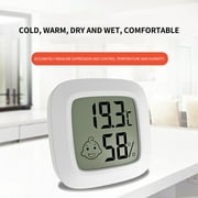 absuyy Room thermometer in Clearance- Mini Hygrometer indoor infant Bedroom Hygrometer with Magnetic Absorption