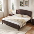 thumbnail image 4 of Euroco Wood Full Size Platform Bed, Espresso, 4 of 9