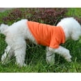 thumbnail image 2 of Dog Cat Kitten Shirts Collared Polo T-Shirts for Small Medium Dogs Cats Clothes Doggy Sweatshirt Puppy Small Breeds Pet Outfits Apparel Tops (S, Orange ), 2 of 3