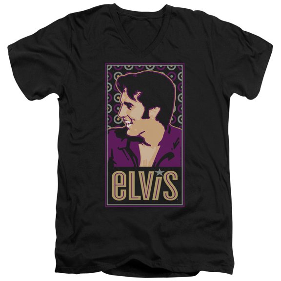 Elvis Presley - Elvis Is - Slim Fit V Neck Shirt - Medium