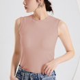 thumbnail image 4 of LiuXxxx Women's Sleeveless Tank Top with Built In Bra Round Neck for Outdoor Music Festival Pink XL, 4 of 6