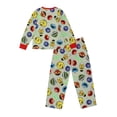 thumbnail image 3 of Sesame Street Elmo Toddler Unisex Long Sleeve 2-Piece Pajamas Set TS21087SS, 3 of 7
