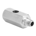 thumbnail image 1 of 1/8in Oil Pressure Sensor Adapter 1/8in BSPT Oil Pressure Sensor Tee To NPT Adapter Stainless Steel Fitting For Turbo Supply Feed Line ANGGREK Oil Pressure Sensor Fitting, 1 of 8