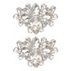 thumbnail image 1 of Golden Crystal Shoe Clips Elegant Rhinestone Buckles for Wedding, Engagement & Special Occasions Versatile DIY Decoration for Flats, Boots, 1 of 2