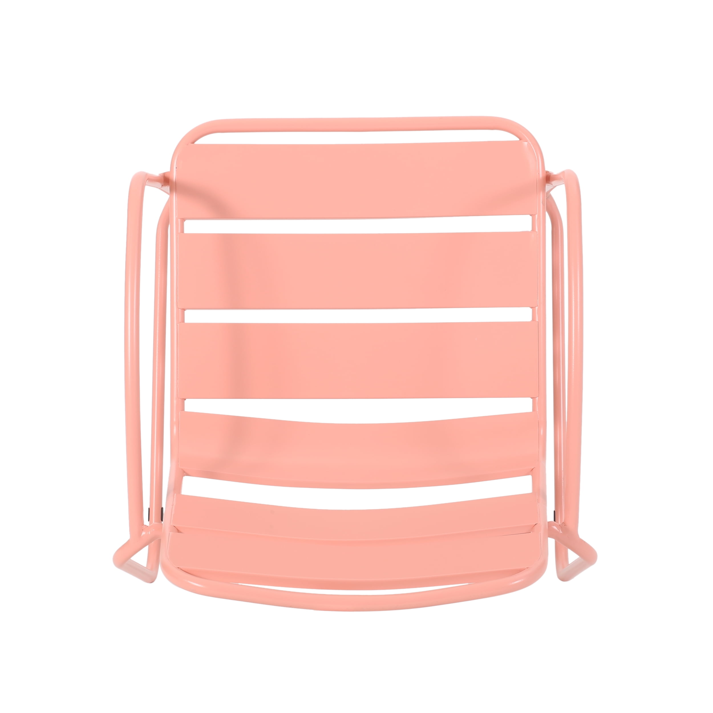 Calvert Outdoor Dining Chair, Set of 2, Matte Coral