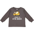 thumbnail image 3 of Inktastic Gigi Little Digger Construction Truck Boys Long Sleeve Toddler T-Shirt, 3 of 5