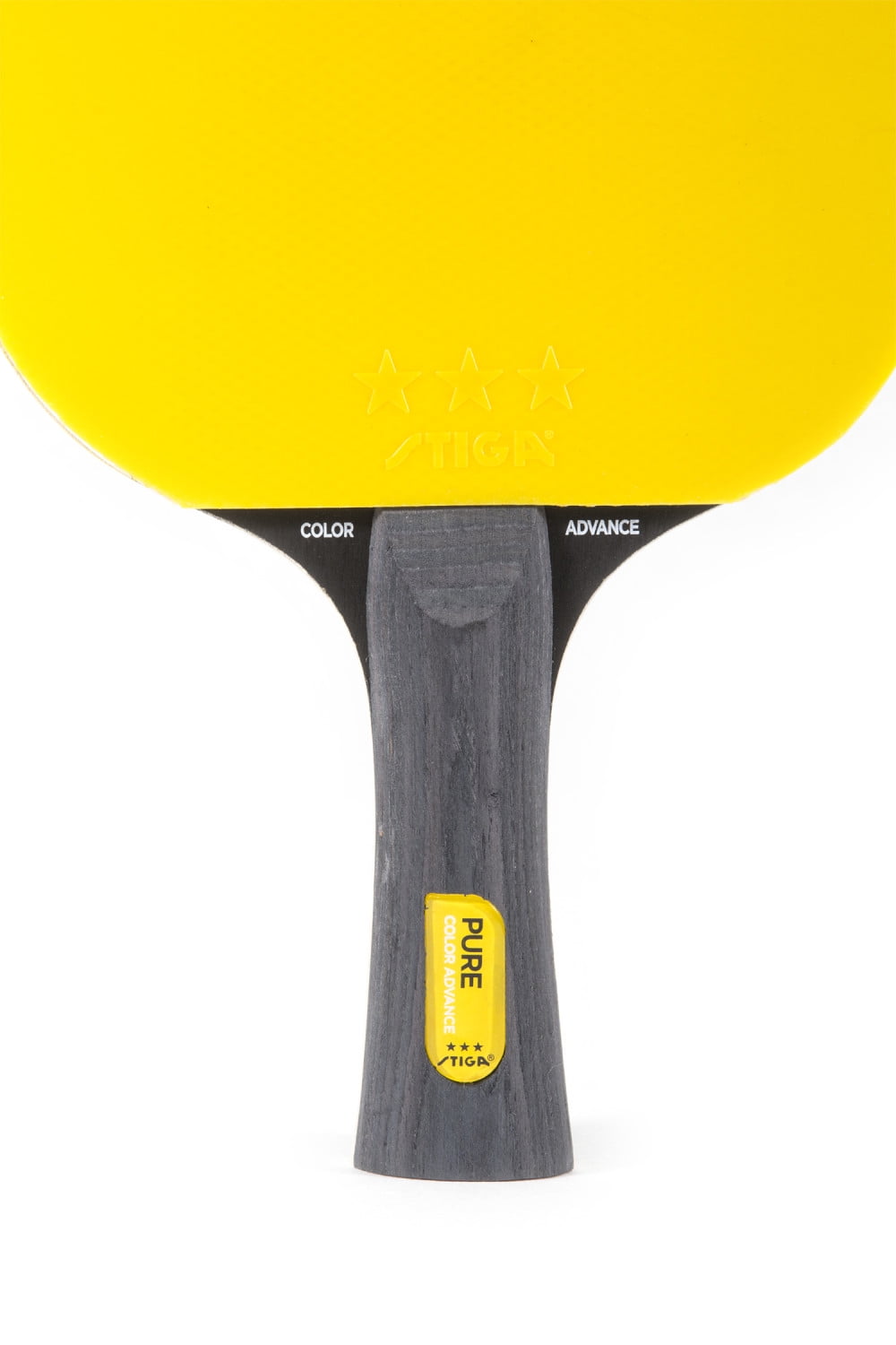 STIGA Pure Color Advance Performance-Level Colorful Table Tennis Racket (Yellow)