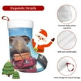 thumbnail image 5 of Yiaed Elephant Sits Print Christmas Stockings, Christmas Stockings Hanging Ornaments, Christmas Stockings for Family Christmas Holiday Decorations, 5 of 7