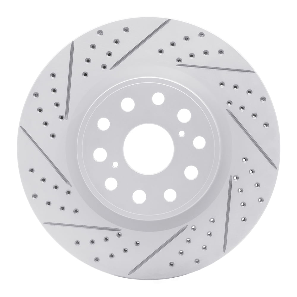 Dynamic Friction Company 830-75017L DFC Geoperformance Rotor - Drilled and Slotted