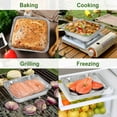 thumbnail image 3 of HiberyHom Square Aluminum Pans, Disposable Tin Foil Pans, 8*8" 20 Count, 3 of 6
