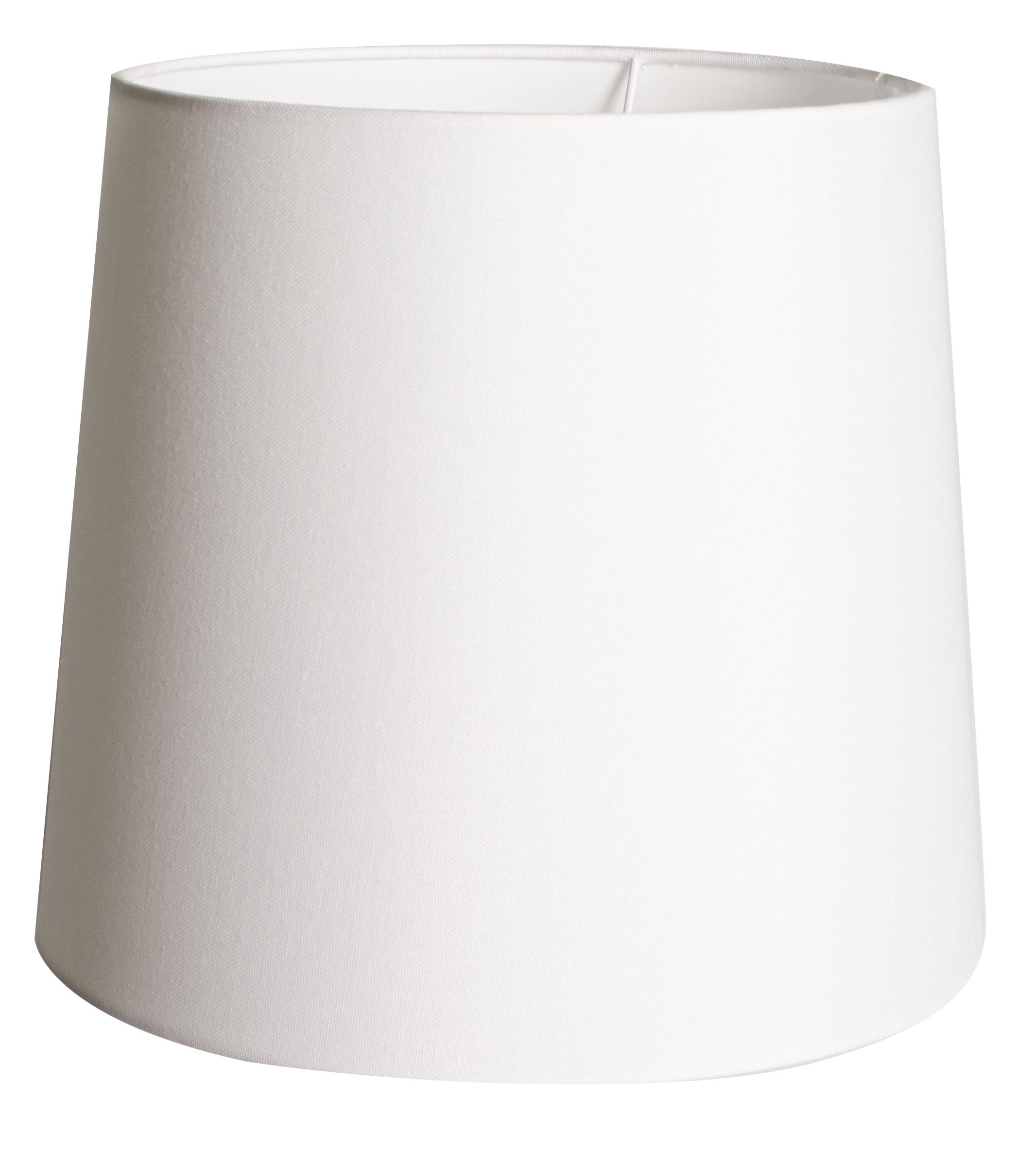Simplee Adesso White Fabric Uno Lamp Shade, 11"H x 12"D, Transitional, Adult Office or Dorm Room Use
