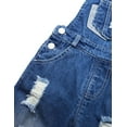 thumbnail image 6 of KIDSCOOL SPACE Baby Girl Boy Bib Pocket Jean Overalls,Unisex ,2-3 Years, 6 of 7