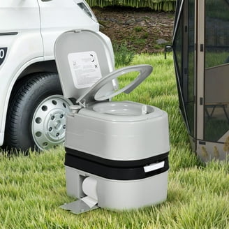 Portable Toilet Camping Porta Potty - 5 Gallon Waste Tank Travel