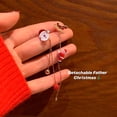 thumbnail image 2 of New Design Moving Santa Claus Tassel Dangle Earrings for lady Asymmetric Ea, 2 of 7