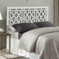 thumbnail image 2 of Thomas Chippendale White Adjustable Height Wood Headboard - Queen/Full, 2 of 8