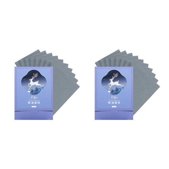 Vogacara 1 caja de hojas secantes faciales, toallitas absorbentes flexibles y convenientes, toallitas de Control de aceite de diario para viajes, Type2 NO2 Vogacara CBP251995