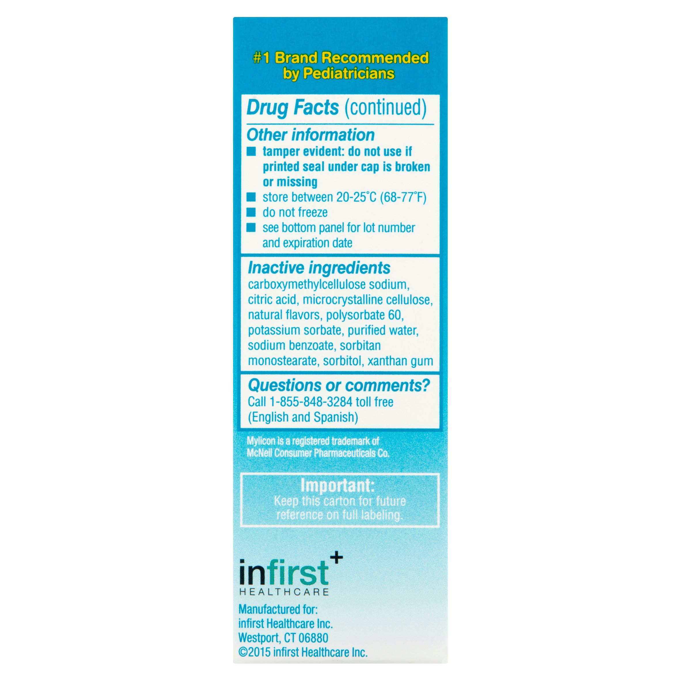 Mylicon Infant Gas Relief Dye Free Drops 0.50 oz - image 4 of 4