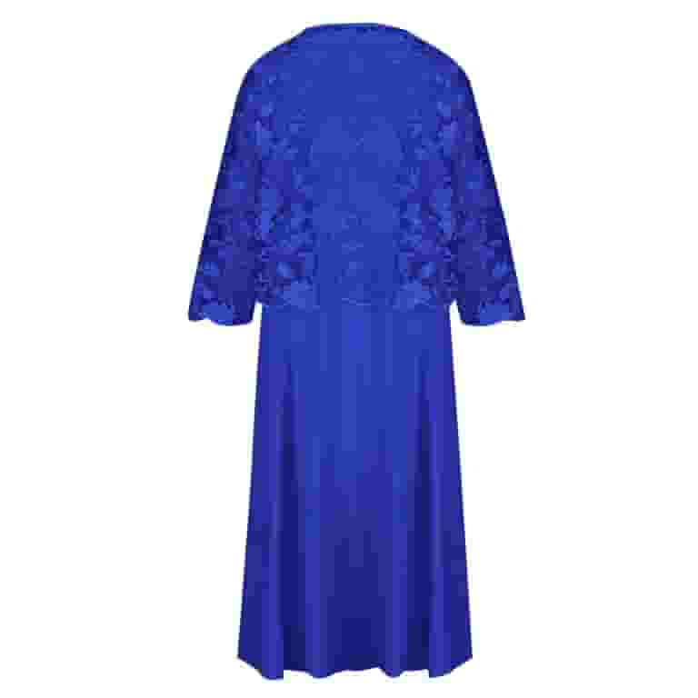 OGLCCG Women's Knee Length Dress with Lace Cardigan Jacket OGLCCG Women's Knee Length Dress with Lace Cardigan Jacket