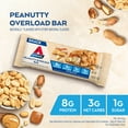 thumbnail image 3 of Atkins Snack, Protein Snack Bar, Peanutty Overload, 8g of Protein, 7g of Fiber, 5 Count, 3 of 12