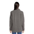 thumbnail image 3 of Jason Maxwell Women’s and Women’s Plus Size Faux Shearling Button Down Shacket, Sizes S-3X, 3 of 5