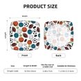 thumbnail image 6 of Lsque Color Balls Printed Square Couch Cushion Covers, Floral Sofa Cushion Covers Replacement, Stretch Couch Covers for Couch-16.9in, 6 of 9