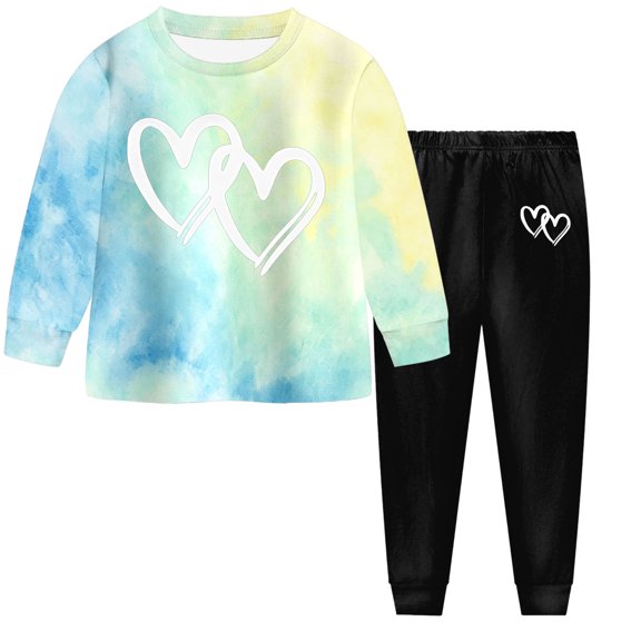 Cute Toddler Baby Girls Clothes Set,Long Sleeve T-Shirt Pants Outfit Girls 10/12 Outfits