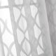 thumbnail image 4 of Cortinas semitransparentes Deconovo de lino jacquard tejido, 91 cm de largo, para cocina, gris, 132 x 91 cm, 2 unidades, 4 of 7
