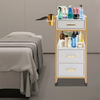 Salon Trolley Cart with Wheels Stylist Cart Mobile Hairdressing Barber Station