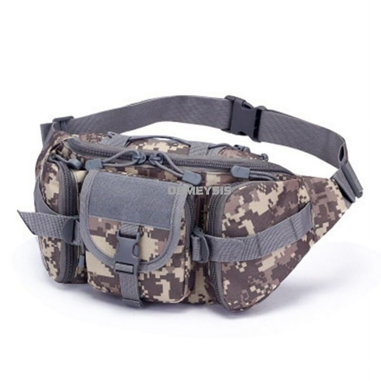 CoCopeaunts Mens Hunting Waist Packs Durable Nylon Army Tactical Training Waist Bags Military Combat Hiking Climbing Camouflage Waist Bag Walmart