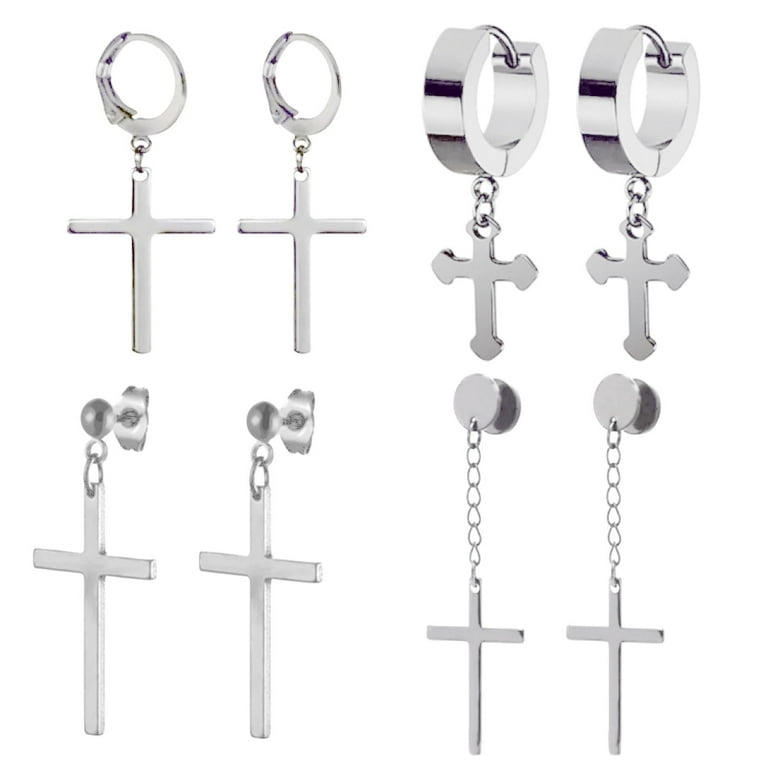 Walmart cheap cross earrings