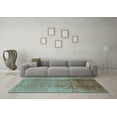 thumbnail image 3 of Ahgly Company Indoor Rectangle Oriental Light Blue Industrial Area Rugs, 7' x 10', 3 of 4