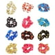 thumbnail image 1 of 12pcs Simple Hair Scrunchies impreso Elastics Bandas para el cabello Lazos para las mujeres Chicas, 1 of 6