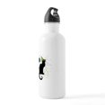 thumbnail image 3 of CafePress - Chat Noir New Years Pa Stainless Water Bottle 1 - Stainless Steel Water Bottle, Sports Bottle, 1.0L, 3 of 5