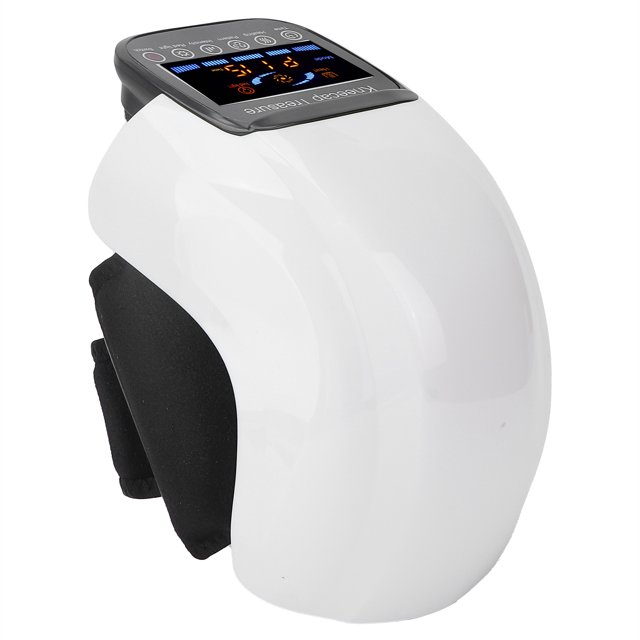 Massager Électrique Infrarouge pour Genou, Chauffage Machine de Massage pour Genou Lumière Rouge Sans Fil 3 Modes de Massage avec Câble USB pour une Utilisation Quotidienne pour Genou