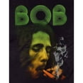 thumbnail image 3 of Bob Marley  Adult Smoking Da Erb Cotton T-Shirt, 3 of 3