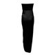 thumbnail image 4 of ICHUANYI Clearance Women's Summer Print Strapless Long Dress Beach Split Dress Party Club Dress(Black, S) ICHUANYI WER2023080709140, 4 of 5