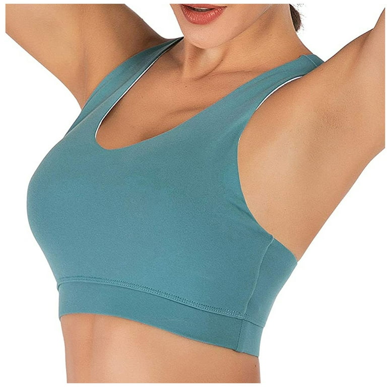 Fesfesfes Women Sports Bras Yoga Seamless Bras Wirefree High Support Bras  Ladies Athletics Intimates Bras Sale Clearance 