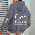 thumbnail image 4 of God Is Still Writing Your Story Hoodies for Women Long Sleeve Christian Hooded Sweatshirt with Pockets Pullover Tops, 4 of 6