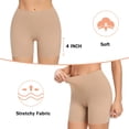 thumbnail image 3 of Womens Seamless Shaping Boyshorts Panties Tummy Control Underwear Slimming Shapewear Shorts, 3 of 6