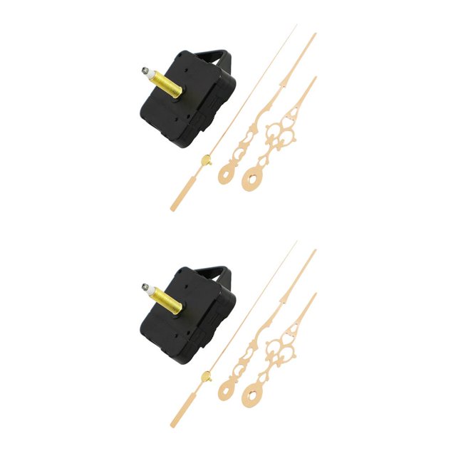 relayinert 1/2/3/5 Hanging Household Stitch Clock Swing Repair Quartz Clocks Mechanism Motor Kits for Clockwork Plastic Metal Replacing Gold 2PCS