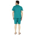 thumbnail image 4 of Inkmeso Solid Cotton 2 Pc Nightwear Set Summer Shorts and Tshirt Set For Men Sleepwear Classic Pajama Set, 4 of 8
